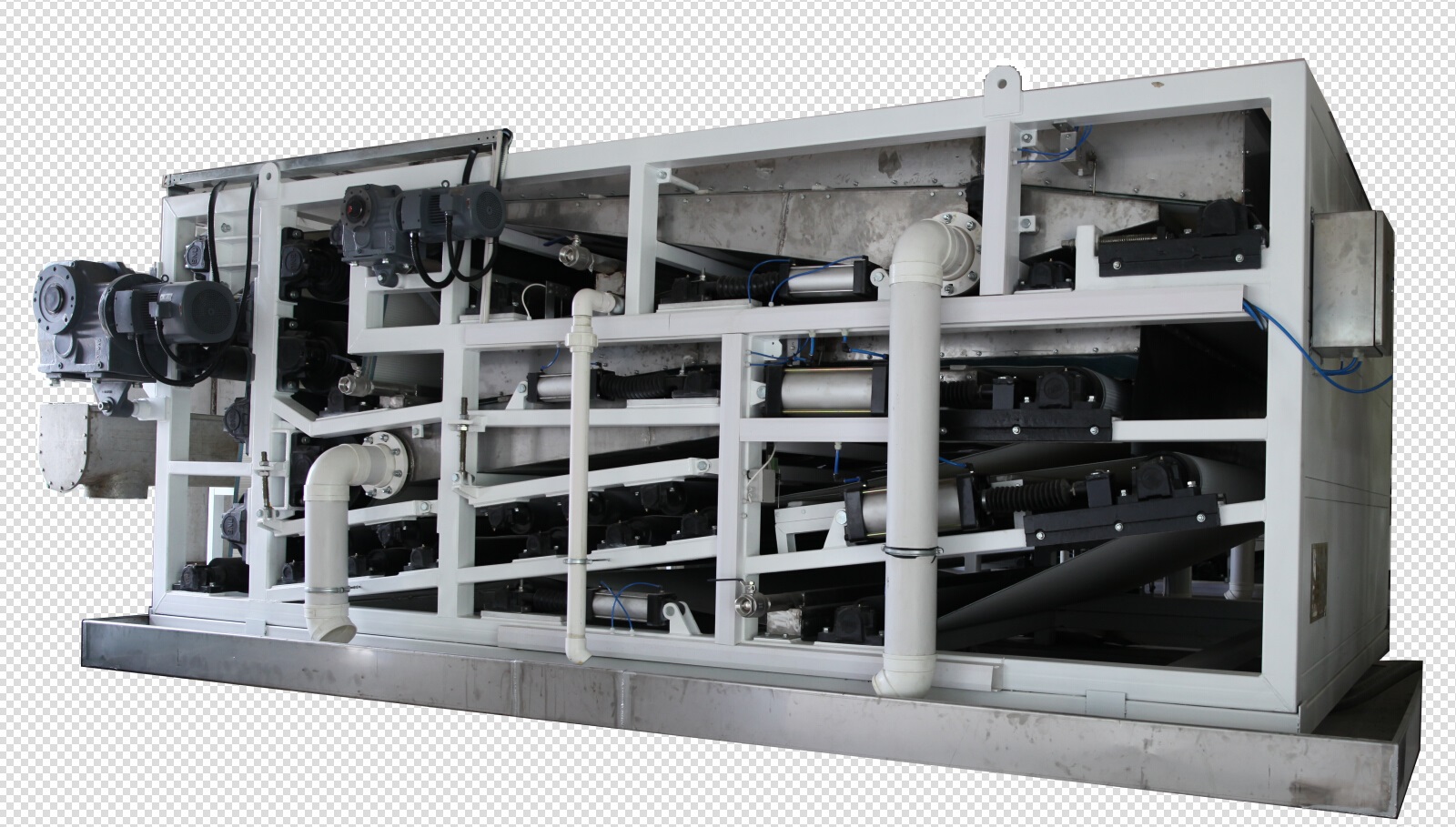 The Belt Thickening & Press for Municipal and Industrial Sludge